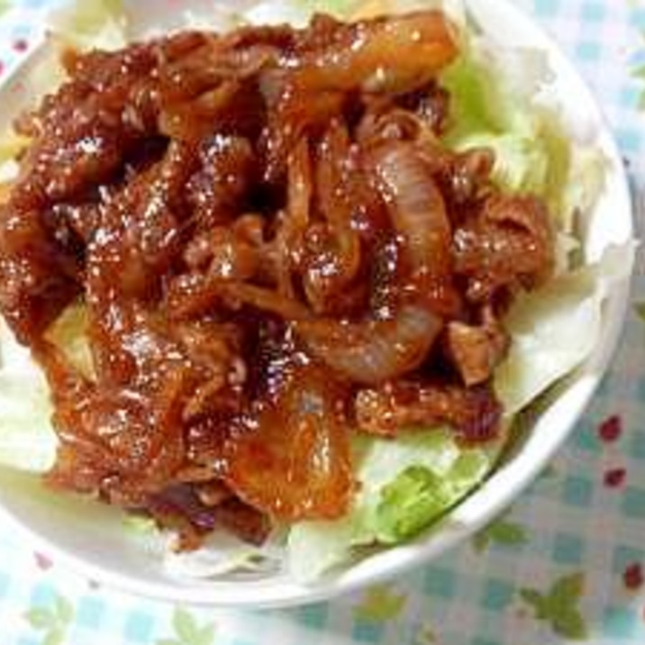 我が家の万能ソースで洋風豚丼